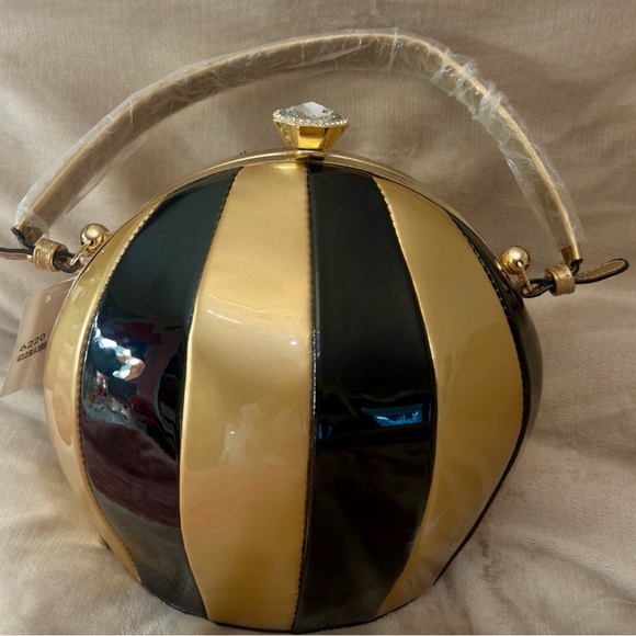 Women's Ball Shape Patent Shiny Leather Top Handle Hand Bag Ladies Shoulder Bags